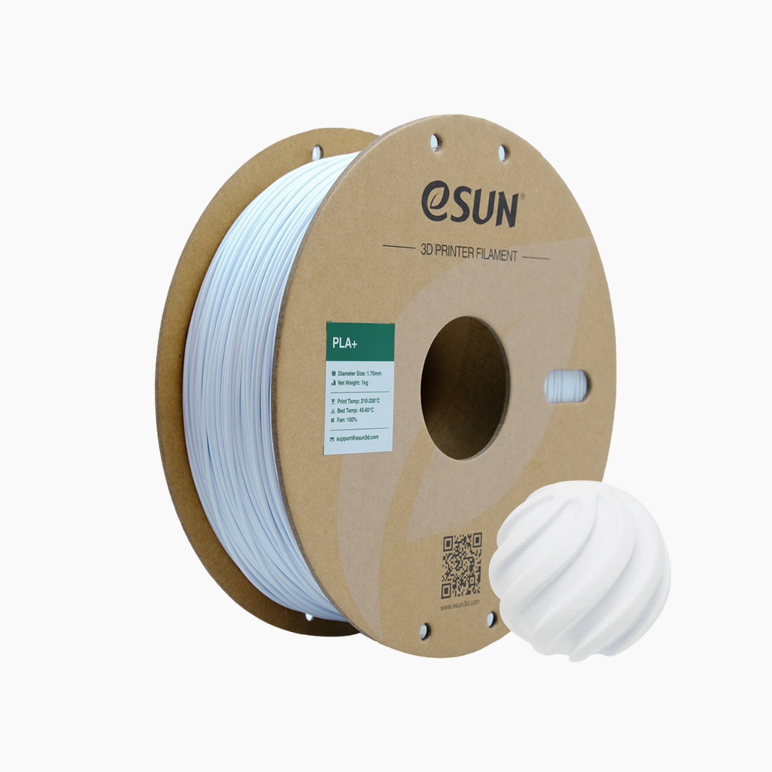 eSUN PLA+ — Cold White