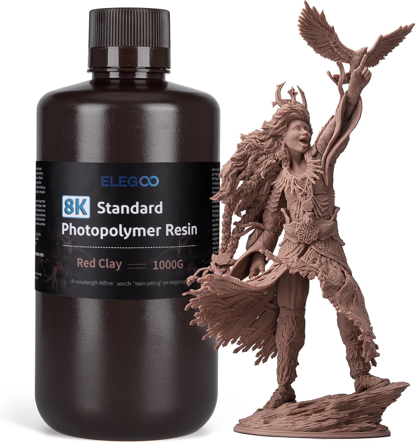 ELEGOO 8K Standard Resin Red Clay